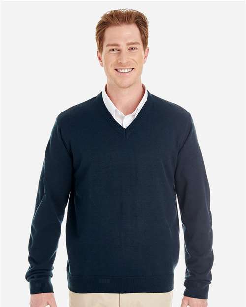 Harriton Men's Pilbloc™ V-Neck Sweater M420