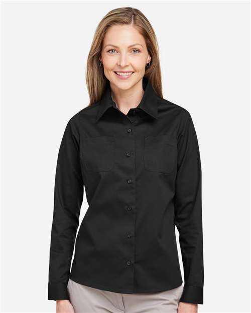 Harriton Women's Advantage IL Workshirt M585LW