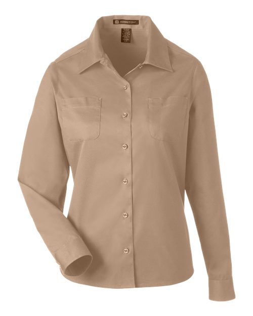Harriton Women's Advantage IL Workshirt M585LW