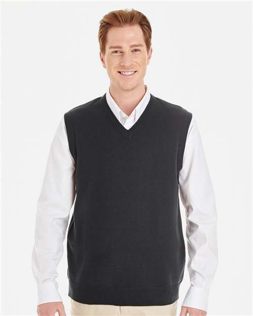 Harriton Men's Pilbloc™ V-Neck Sweater Vest M415