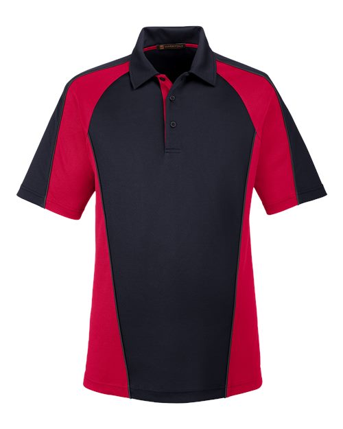 Harriton Men's Advantage Snag Protection Plus IL Colorblock Polo M385
