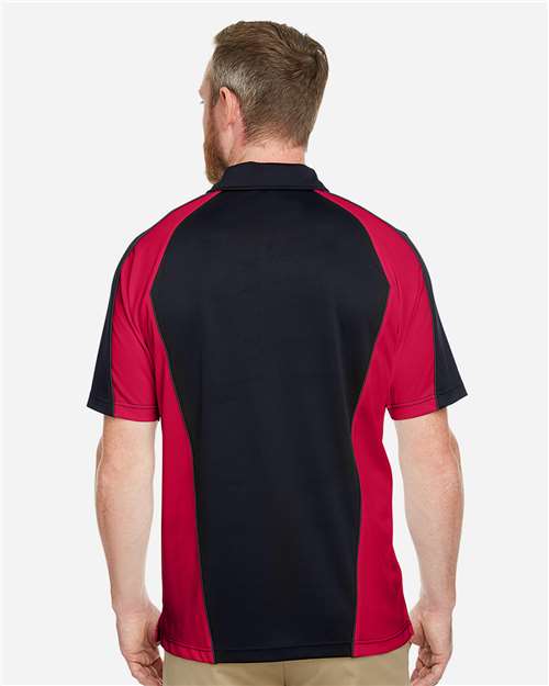 Harriton Men's Advantage Snag Protection Plus IL Colorblock Polo M385