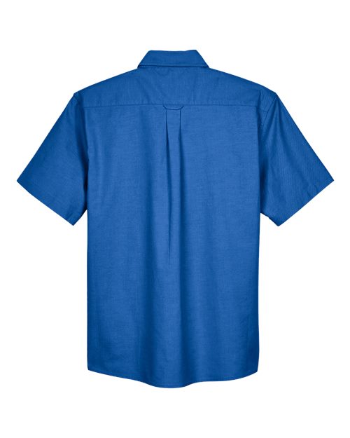 Harriton Men's Oxford Short Sleeve with Stain-Release M600S
