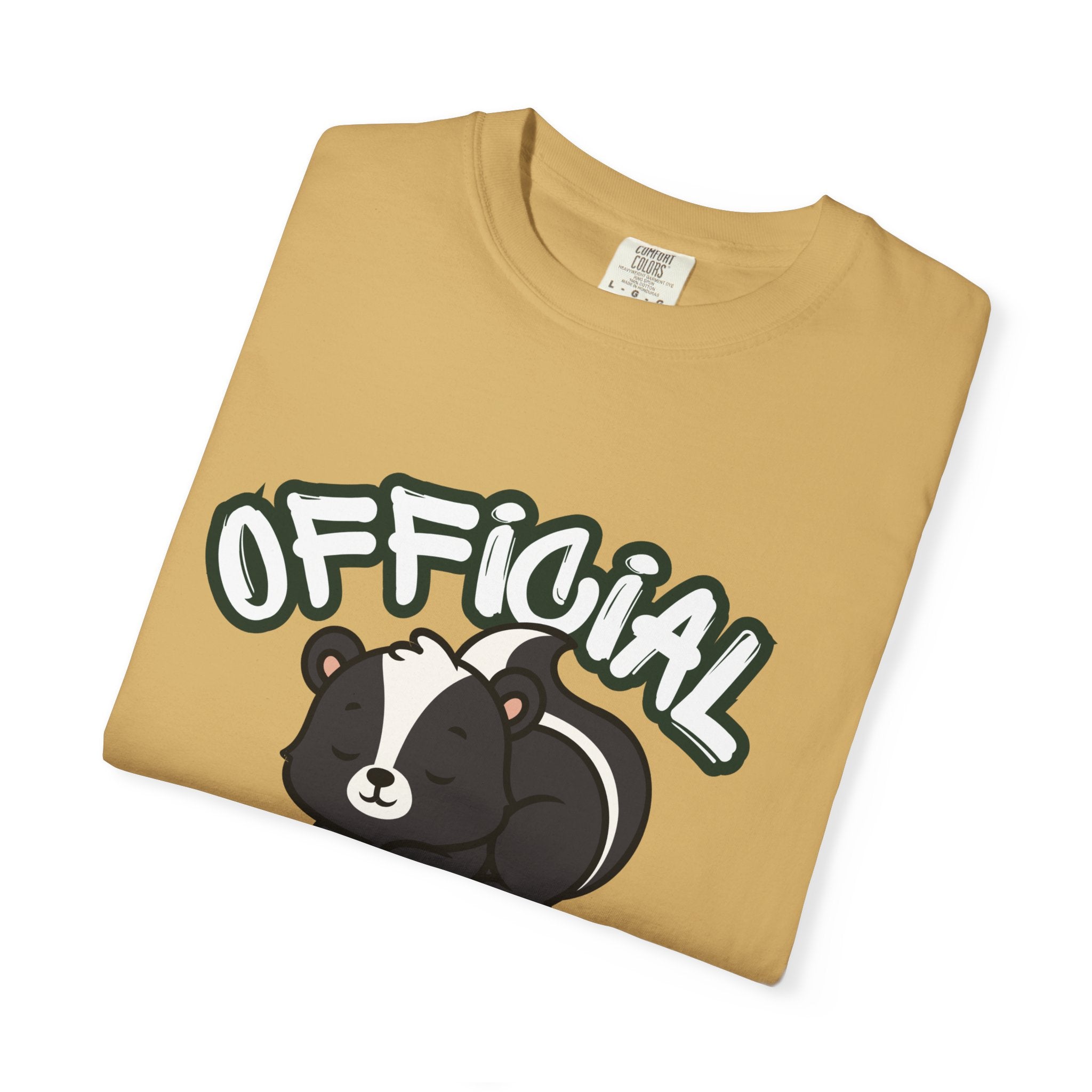 Official Nap Taker T-Shirt | Cute Sleeping Skunk Shirt | Funny Nap Lover Gift
