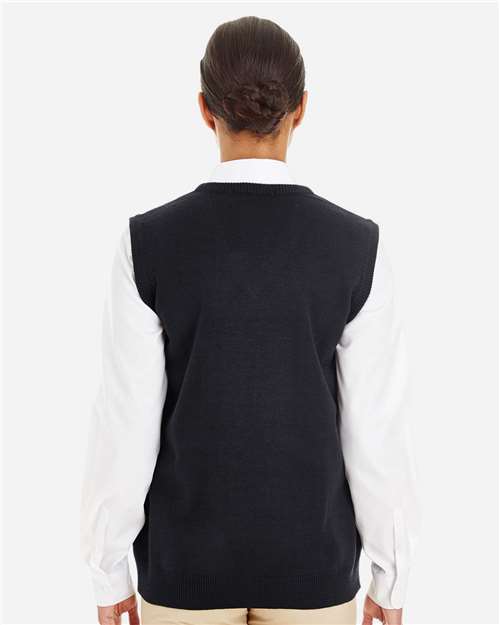 Harriton Women's Pilbloc™ V-Neck Sweater Vest M415W