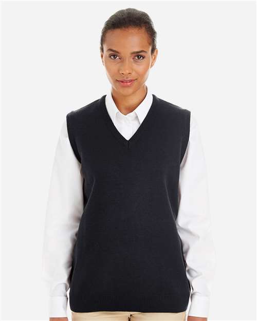 Harriton Women's Pilbloc™ V-Neck Sweater Vest M415W