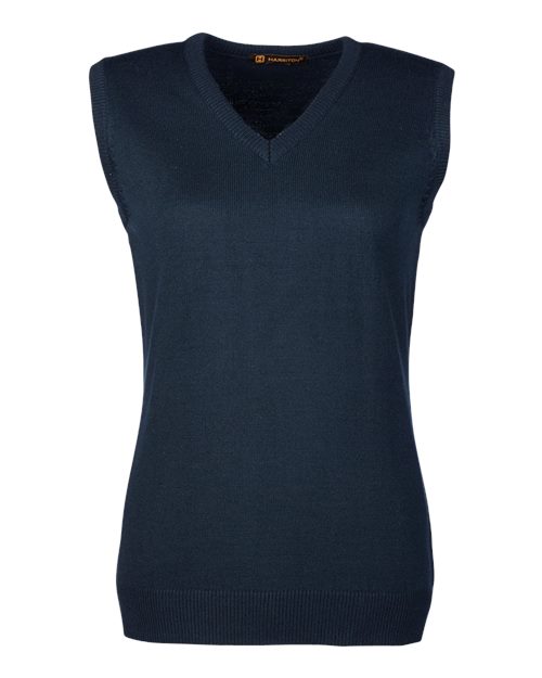 Harriton Women's Pilbloc™ V-Neck Sweater Vest M415W