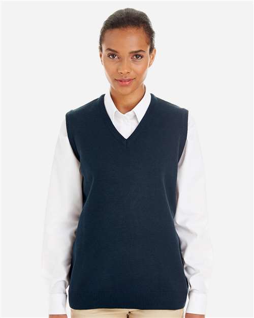 Harriton Women's Pilbloc™ V-Neck Sweater Vest M415W