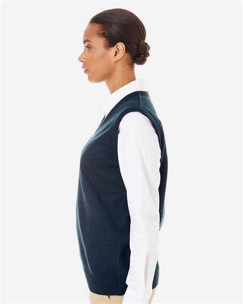 Harriton Women's Pilbloc™ V-Neck Sweater Vest M415W