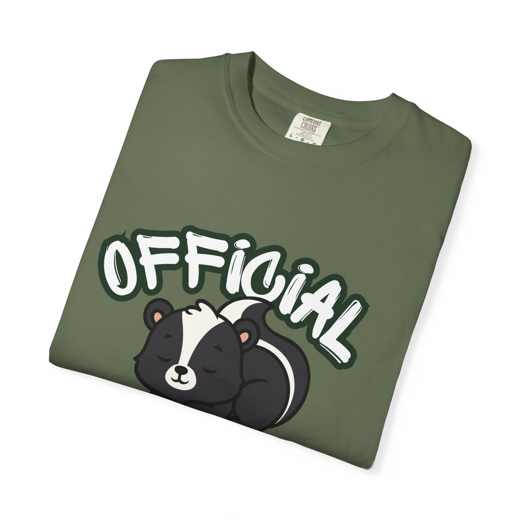 Official Nap Taker T-Shirt | Cute Sleeping Skunk Shirt | Funny Nap Lover Gift