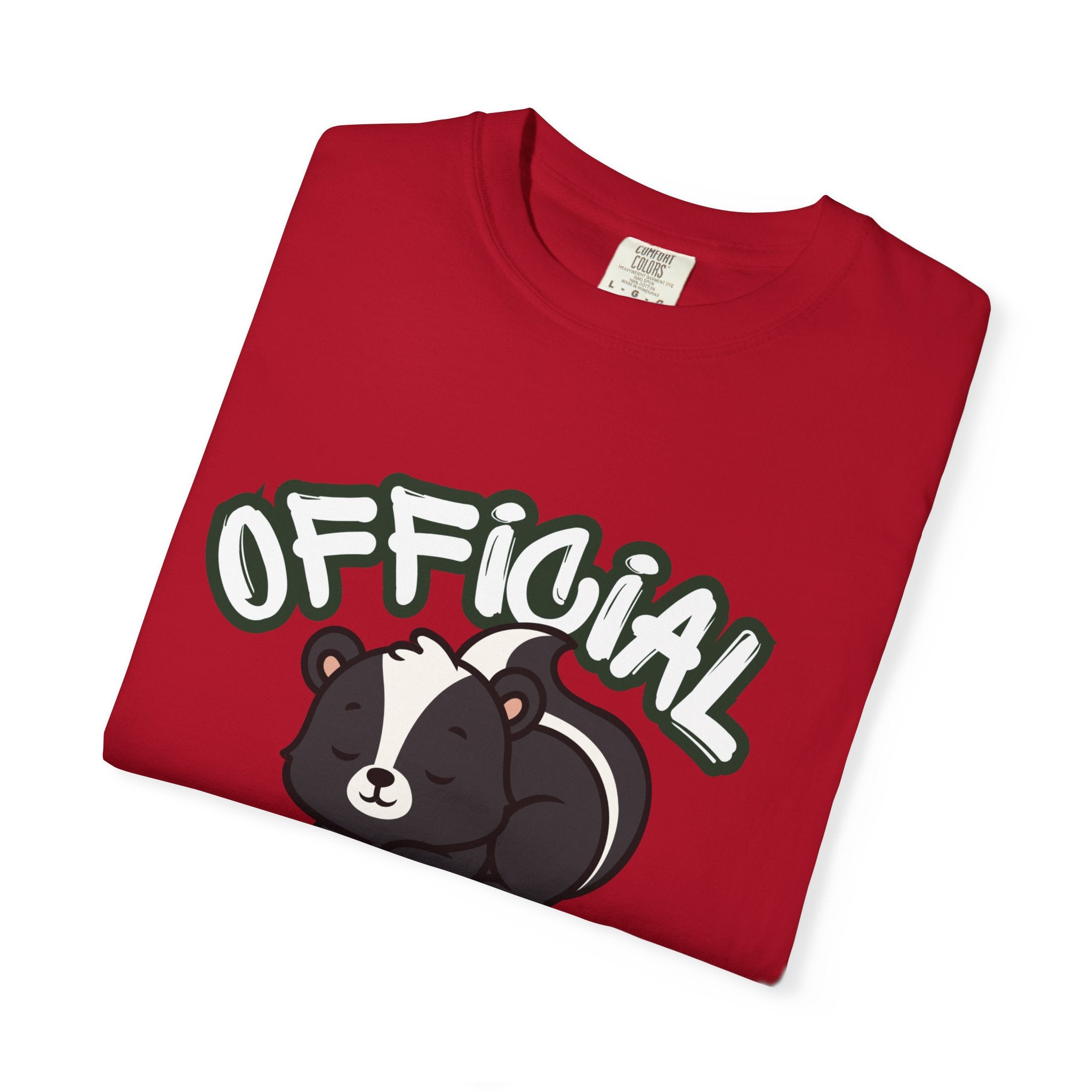 Official Nap Taker T-Shirt | Cute Sleeping Skunk Shirt | Funny Nap Lover Gift