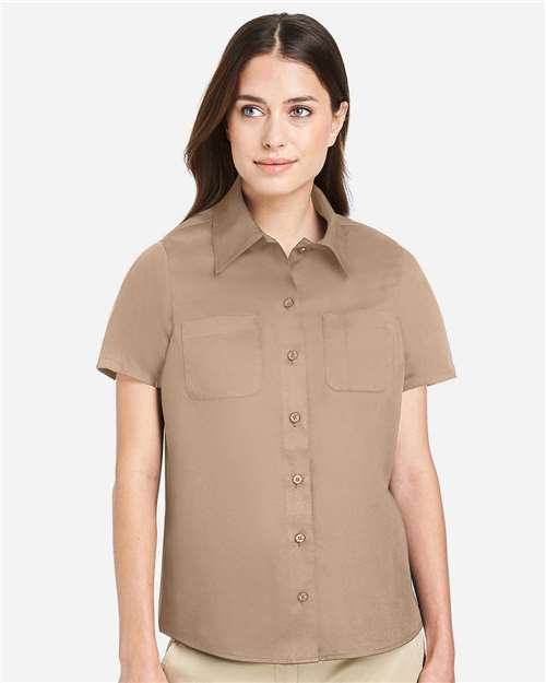 Harriton Women's Advantage IL Short Sleeve Dress Shirt M585W