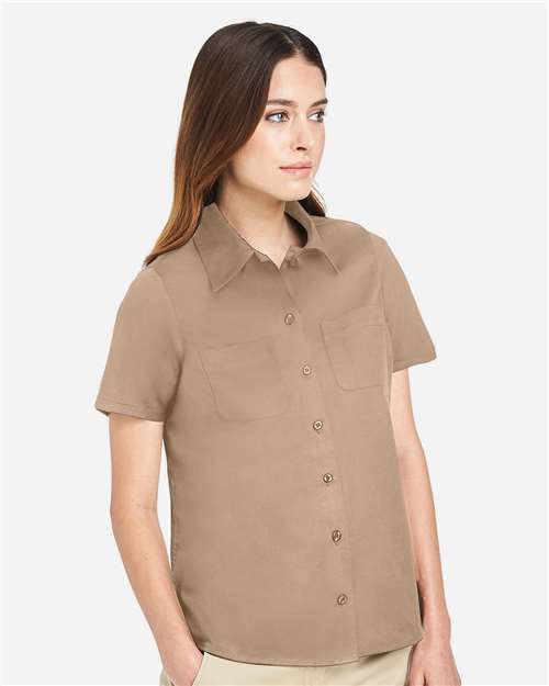 Harriton Women's Advantage IL Short Sleeve Dress Shirt M585W