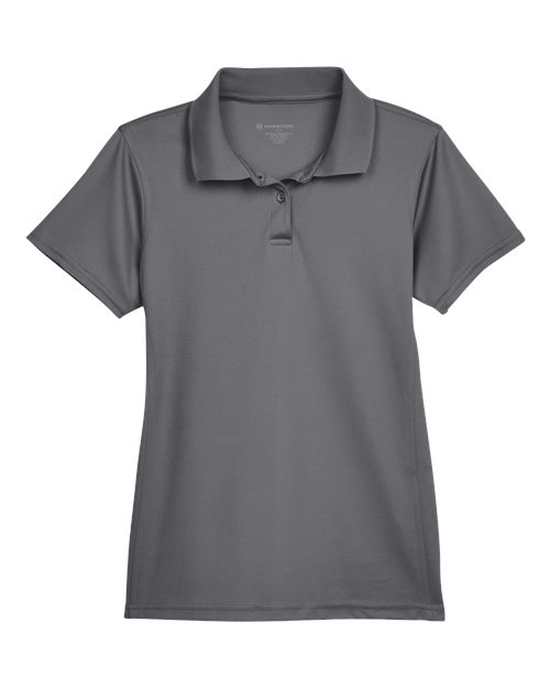 Harriton Women's Polyester Jersey Polo M315W