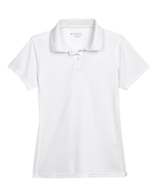 Harriton Women's Polyester Jersey Polo M315W