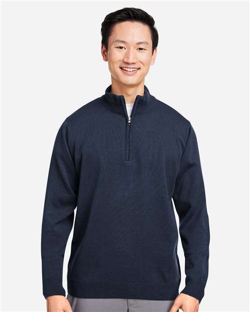 Harriton Unisex Pilbloc™ Quarter-Zip Pullover Sweater M421