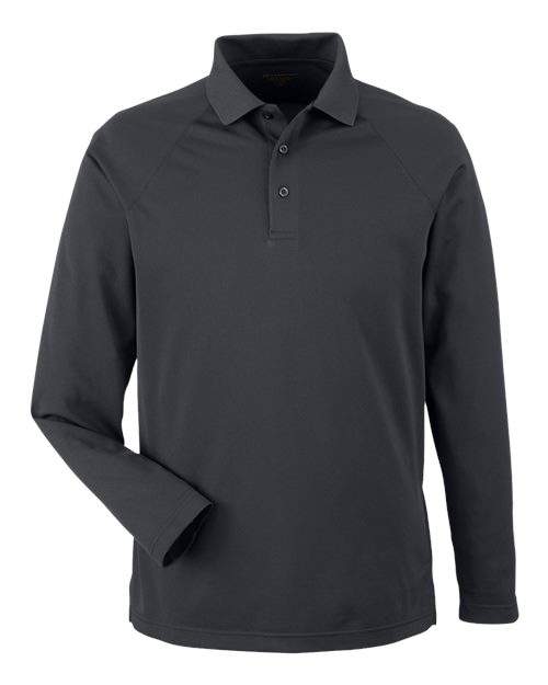 Harriton Men's Charge Snag and Soil Protect Long Sleeve Polo M208L