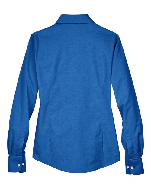 Harriton Women's Long Sleeve Oxford Dress Shirt M600W