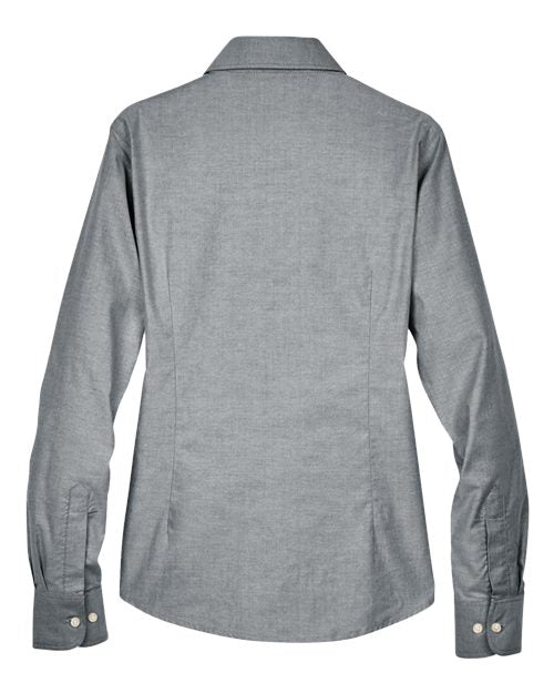 Harriton Women's Long Sleeve Oxford Dress Shirt M600W