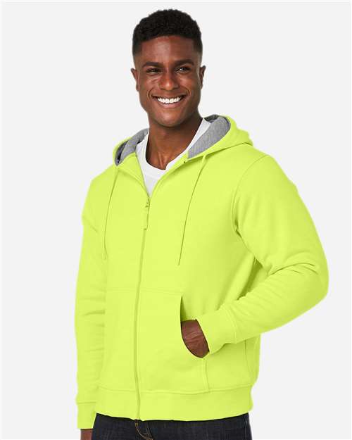 Harriton Unisex Tall ClimaBloc™ Lined Heavyweight Hooded Sweatshirt M711T