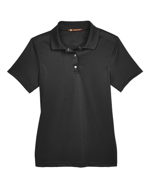 Harriton Women's Advantage Snag Protection Plus IL Snap Placket Polo M345W