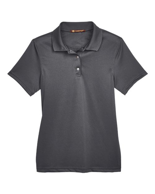 Harriton Women's Advantage Snag Protection Plus IL Snap Placket Polo M345W