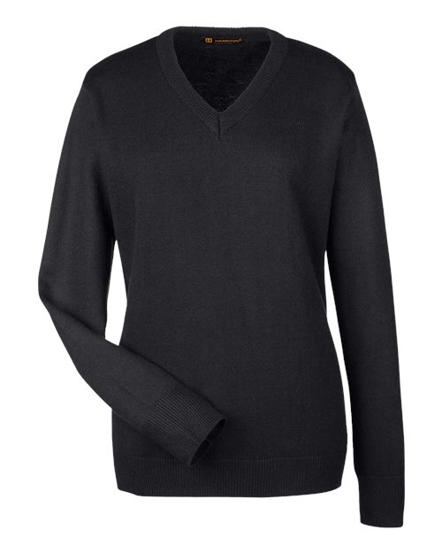 Harriton Women's Pilbloc V-Neck Sweater M420W