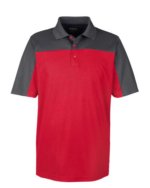 CORE365 Men's Balance Colorblock Performance Piqué Polo CE101