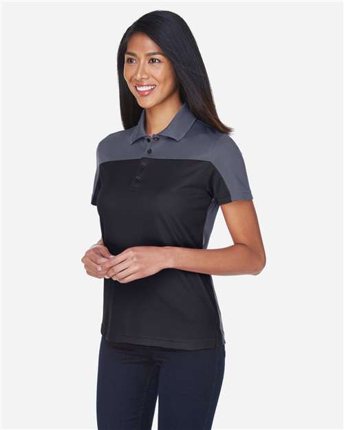 CORE365 Women's Balance Colorblock Performance Piqué Polo CE101W