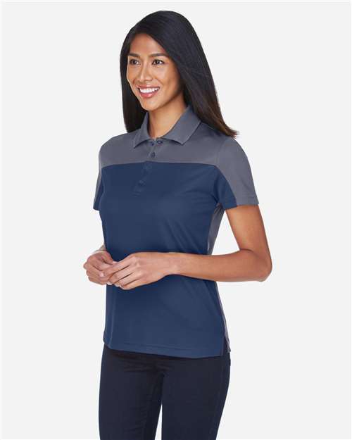 CORE365 Women's Balance Colorblock Performance Piqué Polo CE101W