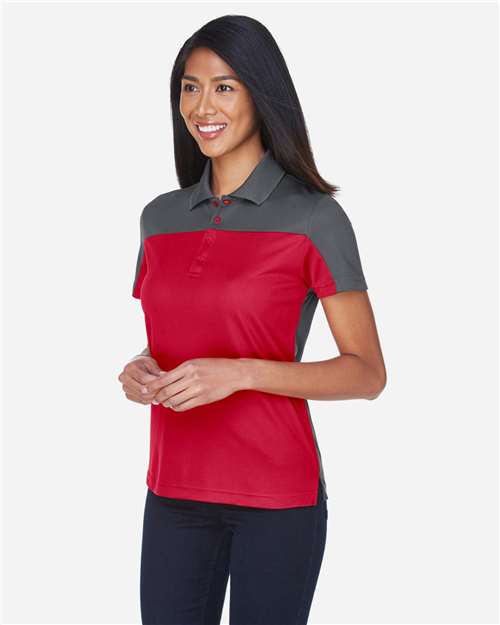 CORE365 Women's Balance Colorblock Performance Piqué Polo CE101W