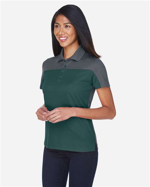 CORE365 Women's Balance Colorblock Performance Piqué Polo CE101W