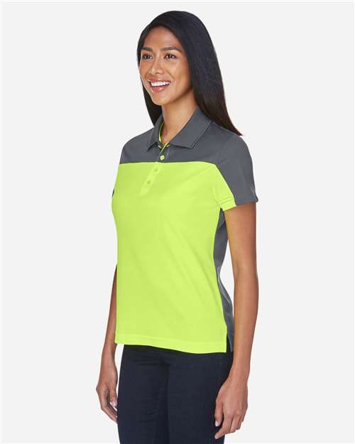 CORE365 Women's Balance Colorblock Performance Piqué Polo CE101W