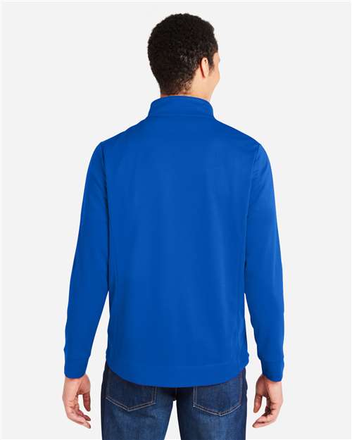 CORE365 Men's Market Snag Protect Mesh Colorblock Quarter-Zip Pullover CE404