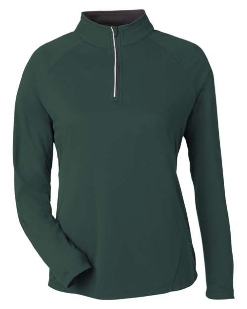 CORE365 Women's Origin Performance Pique Quarter-Zip Pullover CE418W