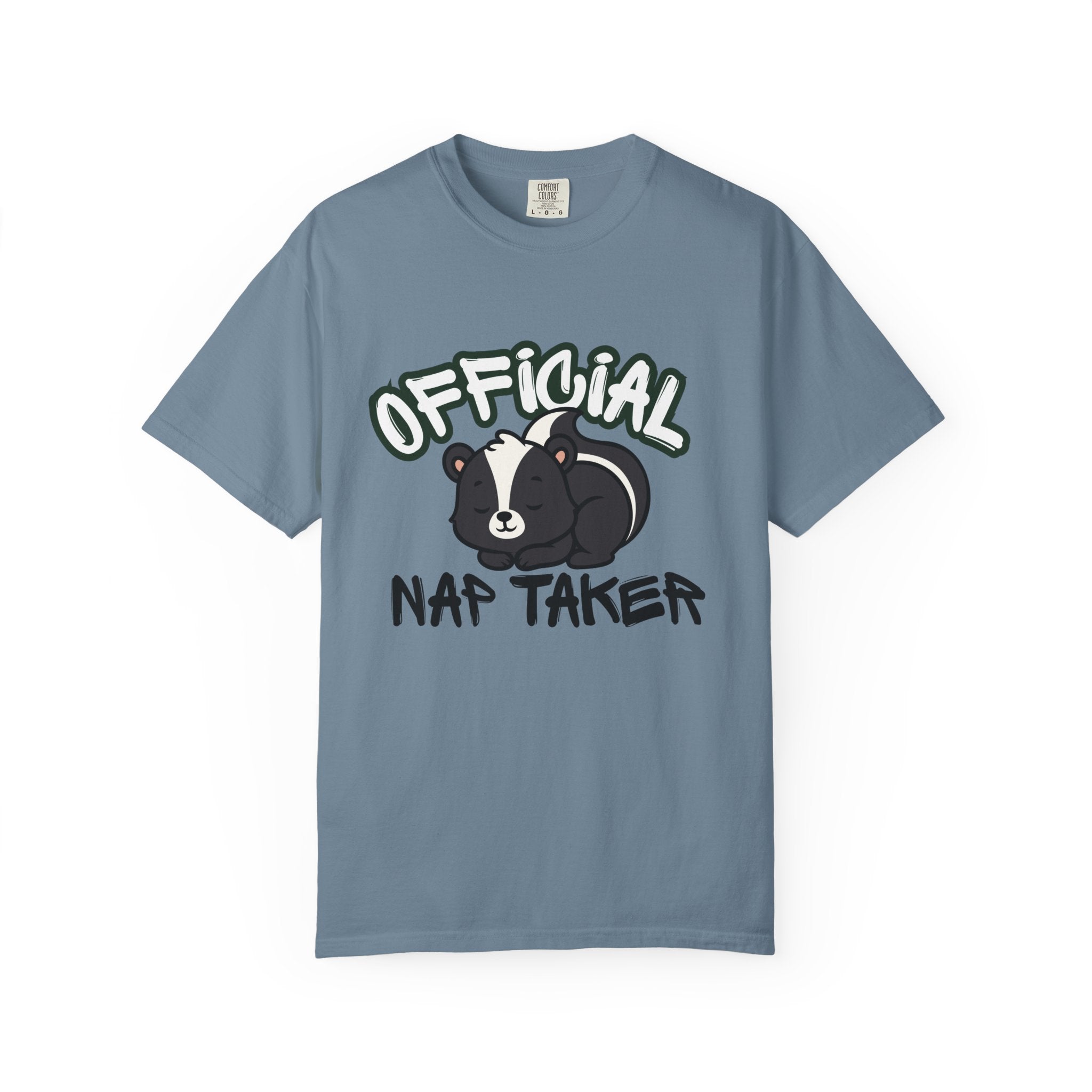 Official Nap Taker T-Shirt | Cute Sleeping Skunk Shirt | Funny Nap Lover Gift