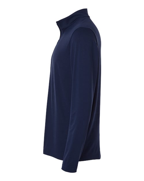 Adidas Men's Textured Stripe Quarter-Zip Pullover A708