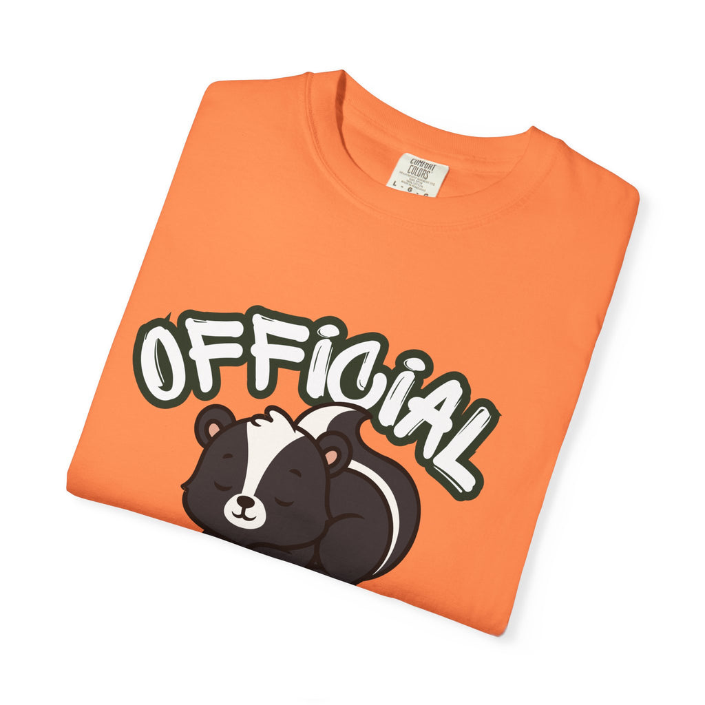 Official Nap Taker T-Shirt | Cute Sleeping Skunk Shirt | Funny Nap Lover Gift