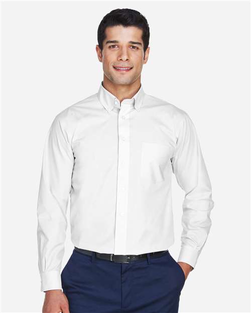 Devon & Jones Men's Crown Collection® Broadcloth Woven Dress Shirt D620