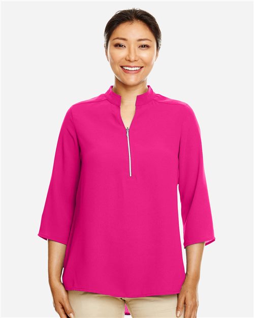 Devon & Jones Women's Perfect Fit™  Three-Quarter Sleeve Crepe Tunic DP611W