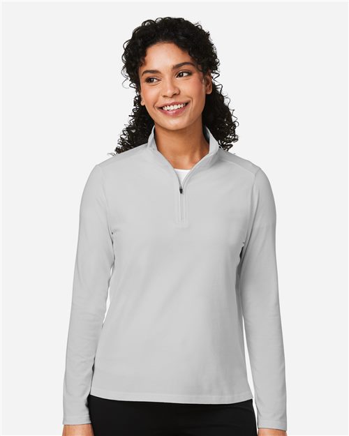 Devon & Jones Women's Raleigh Stretch Quarter-Zip Pullover DG425W