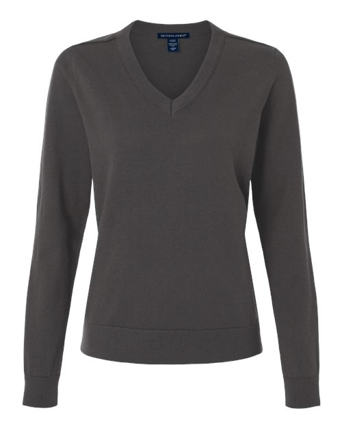 Devon & Jones Women's New Classics V-Neck Sweater DG445W