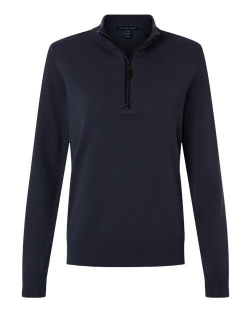 Devon & Jones Women's New Classics Quarter-Zip Sweater DG446W