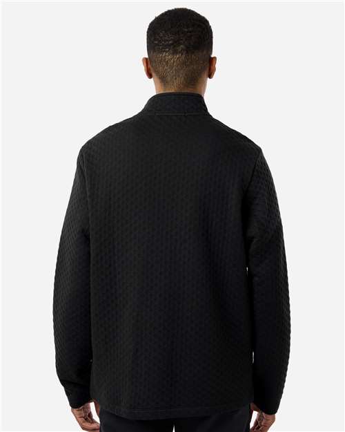 Devon & Jones Men's Berkley Textured Full-Zip Jacket DG740