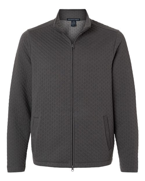 Devon & Jones Men's Berkley Textured Full-Zip Jacket DG740