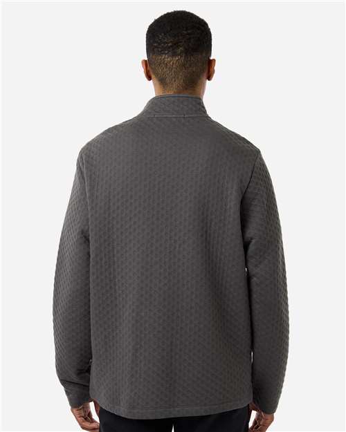 Devon & Jones Men's Berkley Textured Full-Zip Jacket DG740