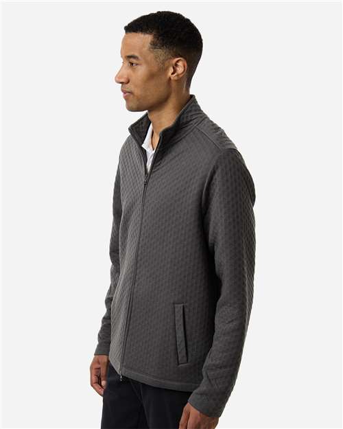 Devon & Jones Men's Berkley Textured Full-Zip Jacket DG740