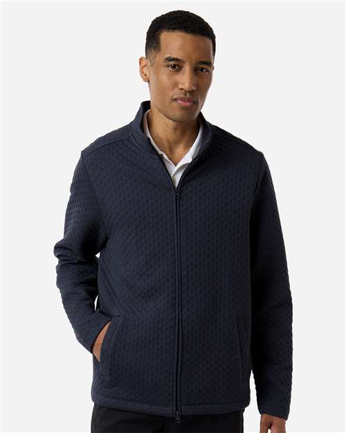Devon & Jones Men's Berkley Textured Full-Zip Jacket DG740