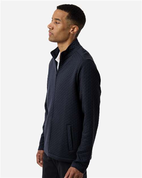 Devon & Jones Men's Berkley Textured Full-Zip Jacket DG740