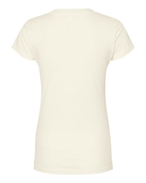 Tultex Women's Fine Jersey V-Neck T-Shirt 214